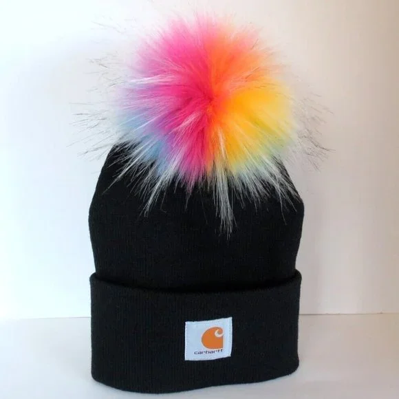 Carhartt Hat Beanie Handmade in USA Pom Carhartt® Knit Pom Pom Beanie - Fort Brands main image 2
